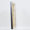 Effect solid wood frame profile 28 silver 29,7x42 cm acrylic glass museum quality