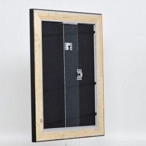 Effect wooden frame profile 95 black 7x10 cm acrylic glass museum quality