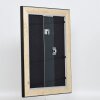 Effect wooden frame profile 95 black 10x10 cm acrylic glass museum quality