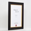 Effect Wooden Frame Profile 95 black 25x60 cm Acrylic Glass Museum Quality