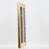 Effect wooden frame profile 95 gold 27x48 cm acrylic glass museum quality