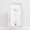 Effect Wooden Picture Frame 2240 white 10x10 cm Acrylic Glass Museum Quality