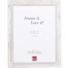 Effect Wooden Picture Frame 2240 white 18x32 cm Acrylic Glass Museum Quality