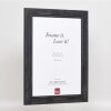 Effect Wooden Picture Frame 2240 black 25x60 cm Acrylic Glass Museum Quality