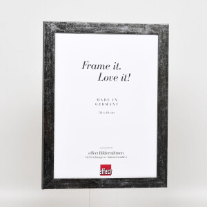 Effect picture frame 2310 silver high gloss 20x20 cm acrylic glass museum quality