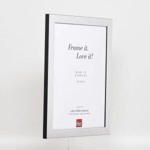 Effect picture frame 2310 silver high gloss 20x20 cm acrylic glass museum quality