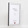 Effect picture frame 2310 silver high gloss 20x20 cm acrylic glass museum quality