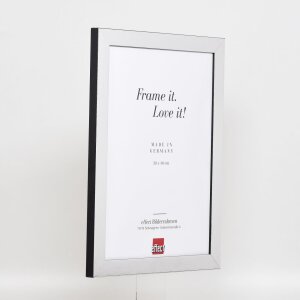 Effect picture frame 2310 silver high gloss 20x30 cm acrylic glass museum quality