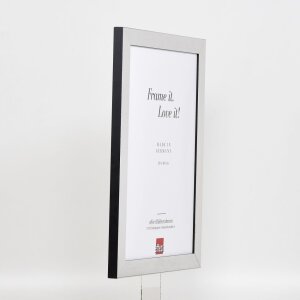 Effect picture frame 2310 silver high gloss 25x30 cm acrylic glass museum quality