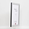 Effect picture frame 2310 silver high gloss 25x50 cm acrylic glass museum quality