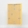 Effect wooden frame Top Cube 9x13 cm yellow acrylic glass museum quality