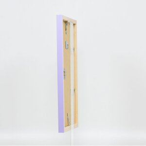 Effect Wooden Frame Top Cube 10x10 cm lilac acrylic glass museum quality