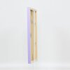 Effect Wooden Frame Top Cube 10x10 cm lilac acrylic glass museum quality