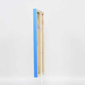 Effect Wooden Frame Top Cube 18x24 cm blue acrylic glass museum quality