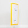 Effect wooden frame Top Cube 18x27 cm yellow acrylic glass museum quality