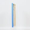 Effect Wooden Frame Top Cube 18x27 cm blue acrylic glass museum quality