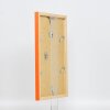 Effect Wooden Frame Top Cube 18x27 cm orange acrylic glass museum quality