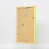 Effect Wooden Frame Top Cube 18x32 cm green acrylic glass museum quality