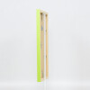 Effect Wooden Frame Top Cube 18x32 cm green acrylic glass museum quality