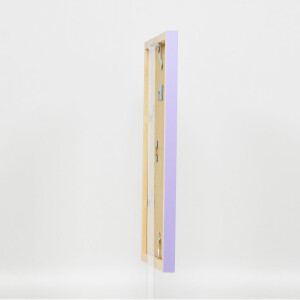 Effect Wooden Frame Top Cube 18x32 cm lilac acrylic glass museum quality