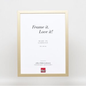 Effect wooden frame Top Cube 29,7x42 cm gold acrylic glass museum quality