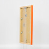 Effect wooden frame Top Cube 40x50 cm orange acrylic glass museum quality