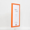 Effect wooden frame Top Cube 40x50 cm orange acrylic glass museum quality