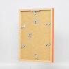 Effect Wooden Frame Top Cube 40x60 cm orange Acrylic Glass Museum Quality