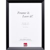 Effect Wooden Frame Top N black 10x10 cm Acrylic Glass Museum Quality