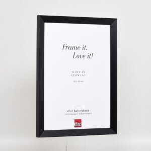 Effect Wooden Frame Top N black 18x32 cm Acrylic Glass Museum Quality