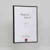 Effect plastic frame Art black 18x24 cm museum glass