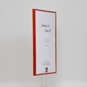 Effect plastic frame Art red 25x50 cm museum glass