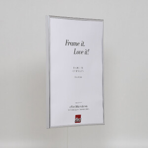 Effect plastic frame Art silver 25x80 cm museum glass