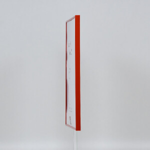 Effect plastic frame Art red 25x80 cm museum glass