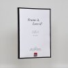 Effect plastic frame Art black 40x60 cm museum glass