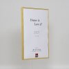 Effect plastic frame Art gold 30.5x91.5 cm museum glass