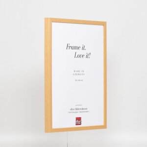 Effect wooden frame profile 35 oak 7x10 cm museum glass