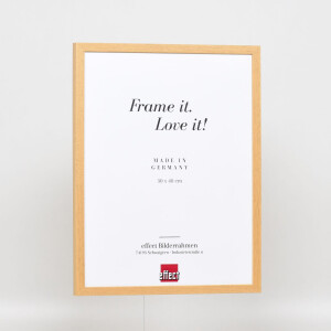 Effect wooden frame profile 35 oak 9x13 cm museum glass