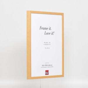 Effect wooden frame profile 35 oak 18x32 cm museum glass