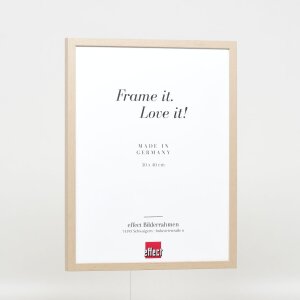 Effect Wooden Frame Profile 35 light brown 23x70 cm Museum Glass