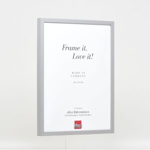 Effect Wooden Frame Profile 35 light grey 25x50 cm Museum Glass