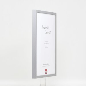 Effect Wooden Frame Profile 35 light grey 25x50 cm Museum Glass