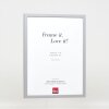 Effect Wooden Frame Profile 35 light grey 25x50 cm Museum Glass