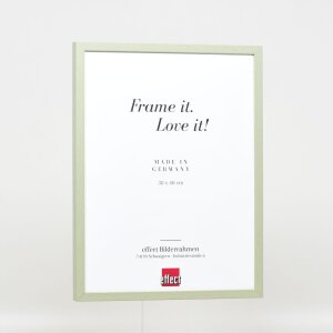 Effect Wooden Frame Profile 35 green 25x50 cm Museum Glass