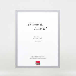 Effect Wooden Frame Profile 35 light grey 25x60 cm Museum Glass