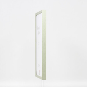 Effect Wooden Frame Profile 35 green 25x60 cm Museum Glass