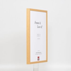 Effect wooden frame profile 35 oak 25x60 cm museum glass