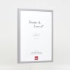 Effect Wooden Frame Profile 35 light grey 25x70 cm Museum Glass