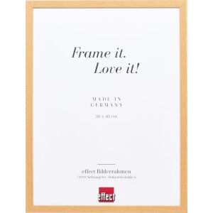 Effect wooden frame profile 35 oak 50x65 cm museum glass