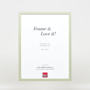 Effect Wooden Frame Profile 35 green 50x65 cm Museum Glass